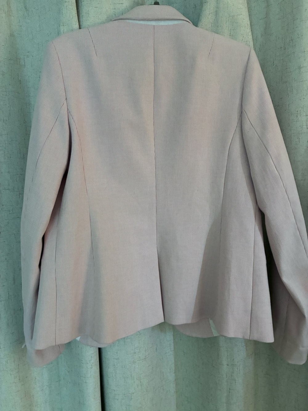 Banana Republic Light Pink striped Tailored Blazer - Picture 9 of 10